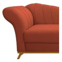 Ver imagem 5 de Recamier Vanessa 1,85M Lado Direito Suede Terracota - ADJ Decor