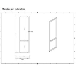 Nicho Branco Prateleira Suspensa Teto Sala Branca 1.20mt - 5