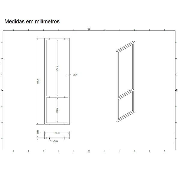 Nicho Branco Prateleira Suspensa Teto Sala Madeirado 100cm - 5