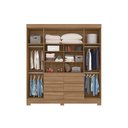 Ver imagem 4 de Guarda Roupa 4 Portas (2 C/ Espelho) e 6 Gavetas Cádis Branco - Demóbile