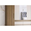 Ver imagem 5 de Guarda Roupa 4 Portas (2 C/ Espelho) e 6 Gavetas Cádis Branco - Demóbile