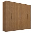 Ver imagem 1 de Guarda-Roupa Roupeiro de Casal Istambul com 6 Portas Amêndola