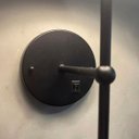 Ver imagem 3 de Arandela de Parede Clássica Alumínio Interruptor com Cúpula Tecido Algodão Ref 19