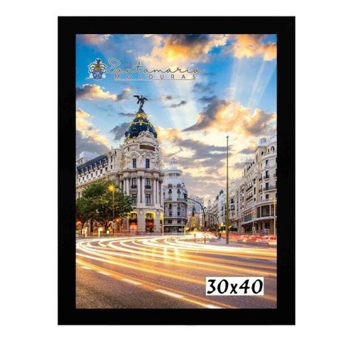 Moldura Porta Retrato 30x40 Preto