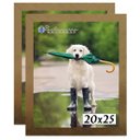 Ver imagem 1 de Kit 2 Porta Retrato Molduras 20x25 Dourado