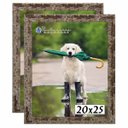 Ver imagem 1 de Kit 2 Porta Retrato Molduras 20x25 Marrom