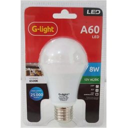 Lâmpada A60 Led 8w 12v 6500k G-Light - 2