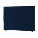 Ver imagem 3 de Cabeceira King Bia 195cm Suede Azul Marinho