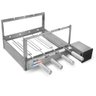Grill Giratório Elétrico Inox para churrasqueira com 4 Espetos:Direito - 1