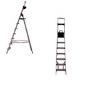 Ver imagem 2 de Escada Dobrável Residencial De Alumínio Comfort 7 Degraus - Alumasa