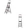 Escada De 3 Degraus Residencial Comfort Alumínio Dobrável - Alumasa - 4