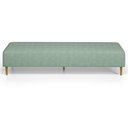 Ver imagem 5 de Kit 02 Puffs Decorativo Sala de Estar Bali W01 Pés Palito 170x60cm Linho Verde Menta - Lyam Decor
