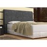 Cabeceira Pietra Casal Super King 195 Cm Com Baú Interno Suede Cinza - DS Estofados - 1