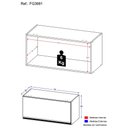 Ver imagem 5 de Armário de Cozinha Multimóveis Veneza GB 70 cm 1 Porta Basculante FG3681 Preto