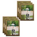 Ver imagem 1 de Kit 6 Porta Retrato Molduras 20x25 Dourado