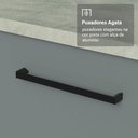 Ver mais imagens de Kit Balcão + Cristaleira 70cm Branco/cinza Agata Madesa 01