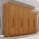 Ver imagem 1 de Guarda-Roupa Casal com Pés 8 Portas 4 Gavetas França Espresso Móveis Cinamomo