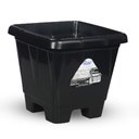 Ver imagem 5 de Kit 2 Vasos M Quadrados de Plástico com Pézinho 3,6 Litros