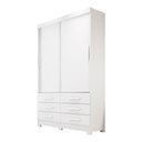 Ver imagem 1 de Guarda Roupa Buriti 2 Portas 6 Gavetas Novo Horizonte