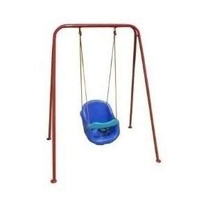 Balanço Infantil Individual + Baby Balanço Colorido Bebê:Vermelho