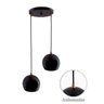 Pendente Bola Preto/Cobre /2 3002 - 3