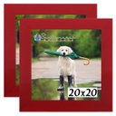 Ver imagem 1 de Kit 2 Porta Retrado Molduras 20x20 Vermelho