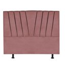 Ver imagem 2 de Cabeceira Estofada Bélgica 160cm Queen Size Para Cama Box Quarto Suede Rose Gold - Gat Magazine