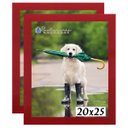 Ver imagem 1 de Kit 2 Porta Retrato Molduras 20x25 Vermelho