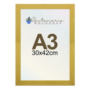 Moldura Porta Retrato 30x42 Amarelo