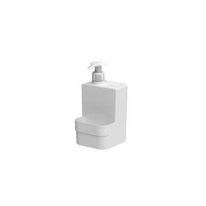 Porta Detergente e Esponja 500 Ml Compacto Branco Trium