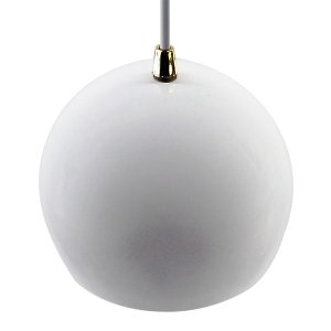 Pendente Bola Branco/Dourado /1 3001