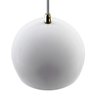 Pendente Bola Branco/Dourado /1 3001 - 1