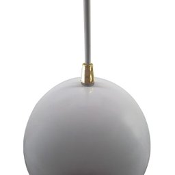 Pendente Bola Branco/Dourado /1 3001 - 6