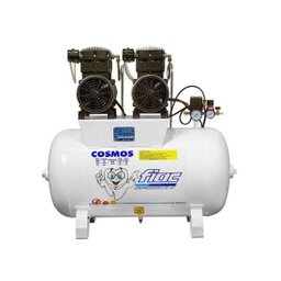 Compressor De Ar Odontológico Silencioso Fiac - Cosmos 100 Isento De Óleo - 20 Pés 100 Litros 110v - 1