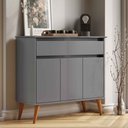 Ver imagem 1 de Aparador Buffet Sala Zeus 3 Portas 1 Gaveta - Rede Móveis