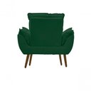 Ver imagem 3 de Kit C-02 Poltronas Opala + 01 Puff Redondo Danny Suede Verde