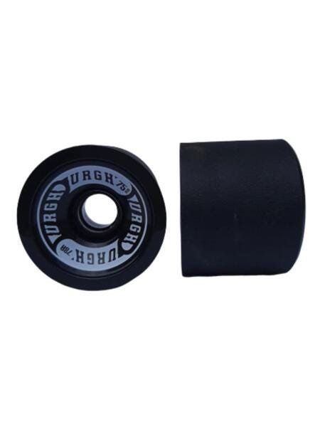Roda Importada Long Wheels Preta 75Mm - 3