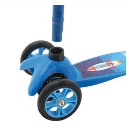 Patinete 3 Rodas Infantil Azul Mor Com Regulagem Altura - 6