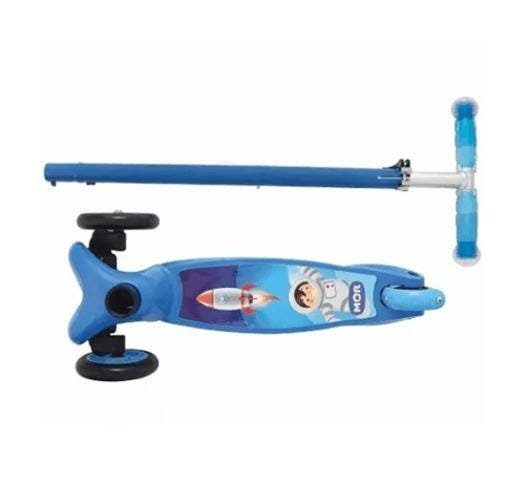 Patinete 3 Rodas Infantil Azul Mor Com Regulagem Altura - 3
