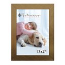 Ver imagem 2 de Kit 2 Molduras Porta Retrato 15X21 Dourado