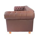 Ver imagem 2 de Conjunto c/ 2 Sofás Chesterfield Capitone Luis XV Corano Café 1,80M / Decoracao , sala tv estar, rec