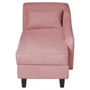 Ver imagem 4 de Recamier Diva França 1,40m Suede Rose - Inova Decor