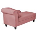 Ver imagem 6 de Recamier Diva França 1,40m Suede Rose - Inova Decor