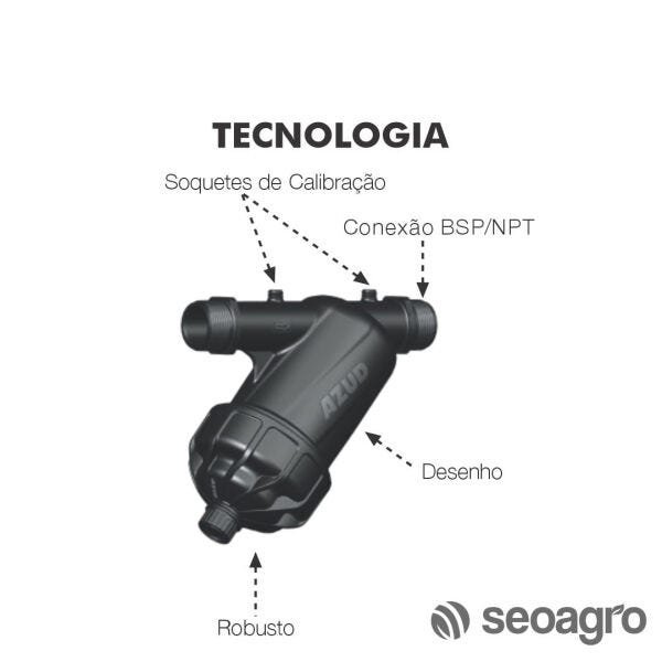 FILTRO IRRIGAÇÃO MODULAR 100 1" TELA 130 MICRONS - 3