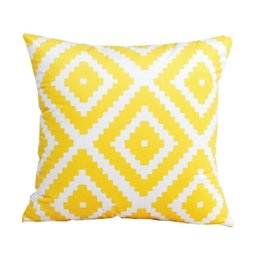 Almofada Amarela Geométrica - 1
