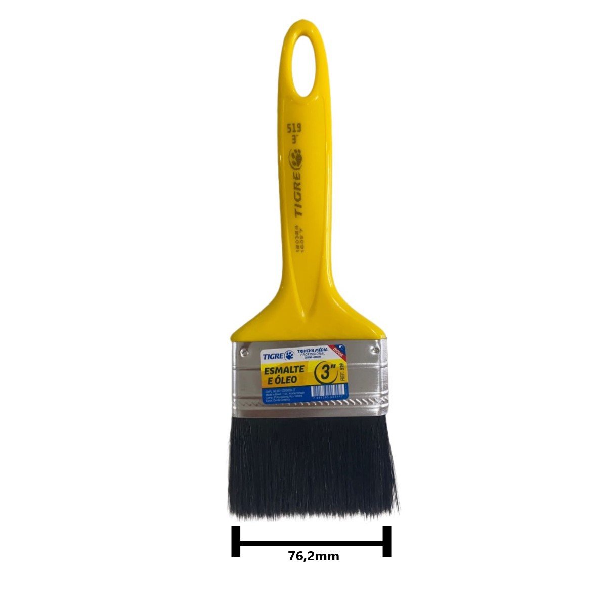 Kit 4 Trincha Pincel P/ Pintura Tinta Esmalte Óleo 3'' Tigre ...