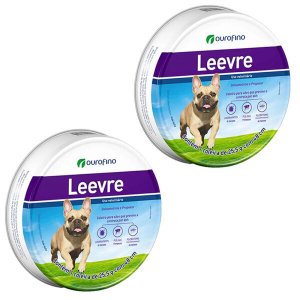 Combo 2un Coleira Leevre P 48cm