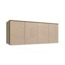 Ver imagem 1 de Aéreo Maleiro Baixo de 4 Portas 175cm Linha Modulado Adapt N543 Kappesberg - Nogueira/macadâmia