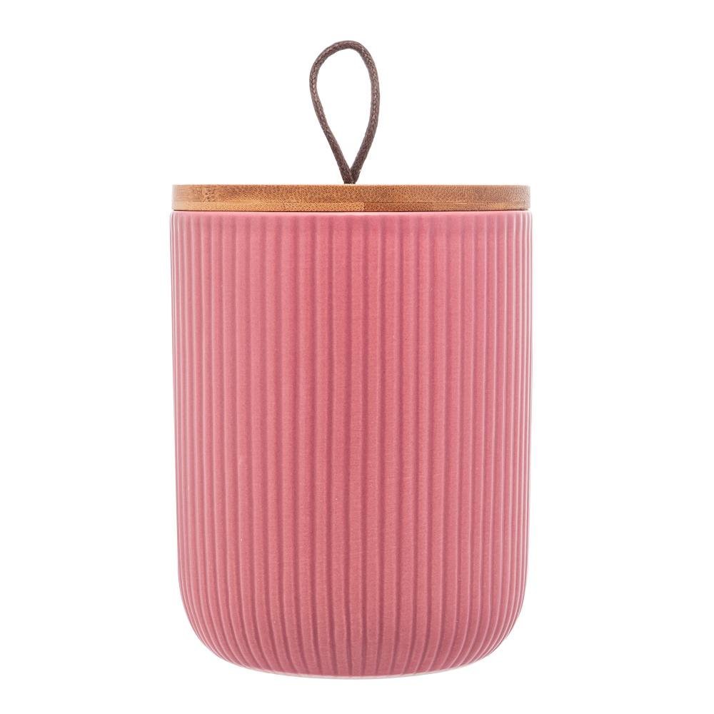 Potiche com Tampa Lyor Lines Rosa de Ceramica 10cm x 12,5cm - 4