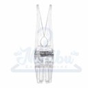 Ver imagem 3 de Cabide para Saia Calça Short Acrílico Transparente 25 Unid